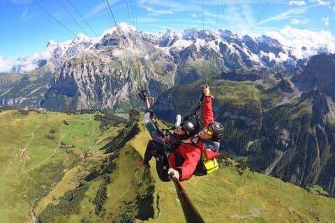 Hoteller i nærheden af Mürren Lauterbrunnen: Paragliding Panorama