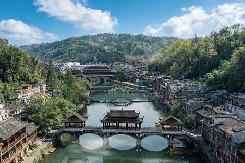 From Zhangjiajie: Explore Fenghuang Ancient Town and Furong Town