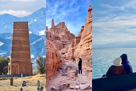 Excursão de um dia com tudo incluído: Burana, Canyons e Issyk Kul