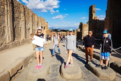 Private Awesome Pompeii Family Tour + Guide, Transport & Tickets
