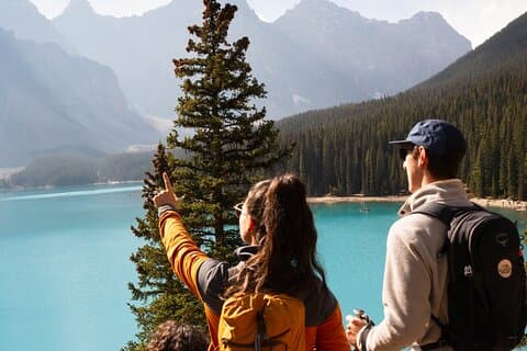 Excursión de un día al Lago Moraine y Lago Louise - desde Canmore/Banff