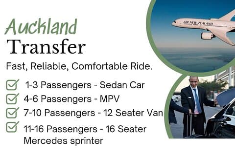 Auckland Airport Transfer para e do centro da cidade