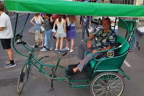 Rickshaw Tour-Cruise Ship guests arrive 9.30 upto 11.30 am Berlin