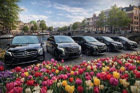 Private Car Round-trip Transfer Amsterdam to Keukenhof Tulips