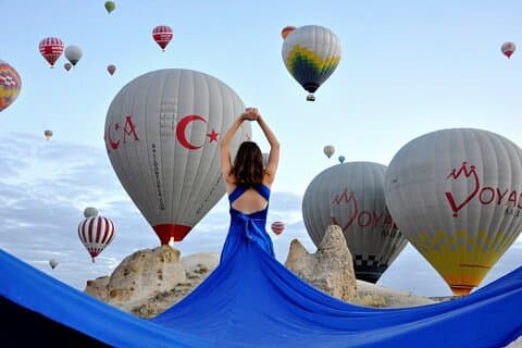 Cappadocia Balloon på Sunrise