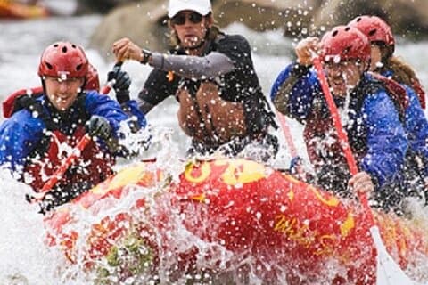 Halv dag tal Rafting eventyr