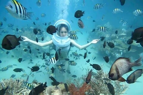 Undervattenshavsvandringsupplevelse i Nha Trang Bay
