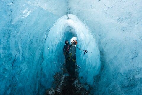 Skaftafell: Cave de gelo azul e caminhada pelo glaciar em Vatnajökull