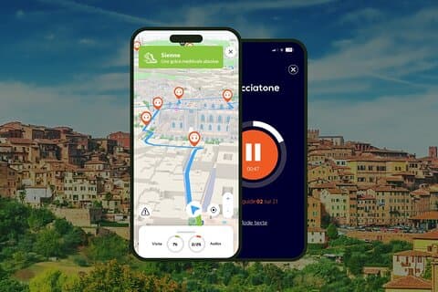 Siena: Audioguidet byvandring (1 time og 15 minutter) med 20 lydkommentarer