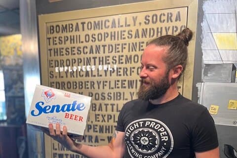 ニースでガイド付きクラフトビール試飲