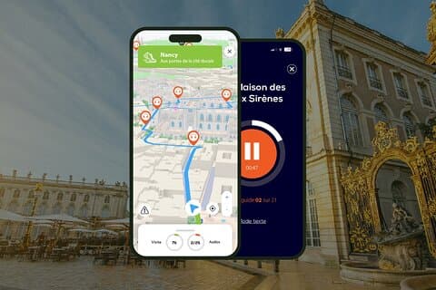 Nancy Audio Guided Walking Tour 1h40 and 27 Audio Comments