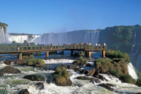Fuld dag Iguazu falder Argentina og Brasilien på én dag
