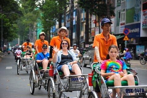 Saigon Cyclo Mat og syn – 4 timer