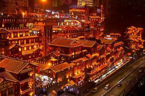 Chongqing Private City Tour with Hongyadong and Ciqikou