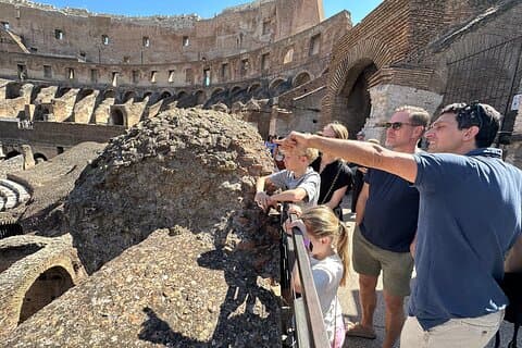 Tour privato a piedi al Colosseo, ai Fori Romani e al Pantheon