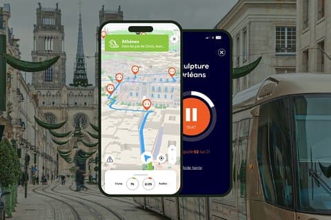 Orleans Audio Guided Walking Tour 1h50 and 23 Audio Comments