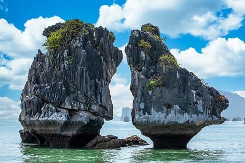 Von Ha Long : Exklusive private Kanufahrt zur Lan Ha Bay