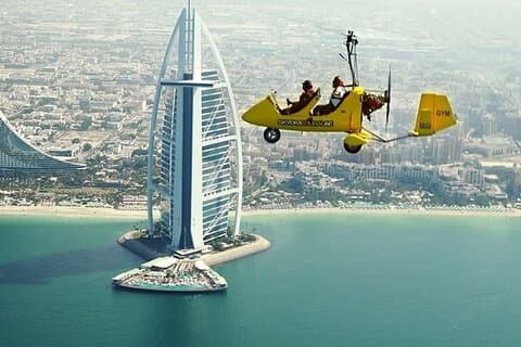 Dubai Gyrocopter Experience med transferalternativ