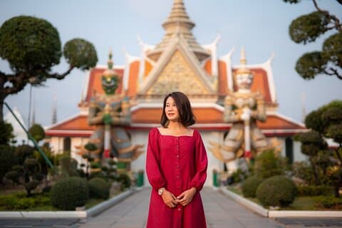 Bangkok Wat Arun Private Photoshoot and Video Option