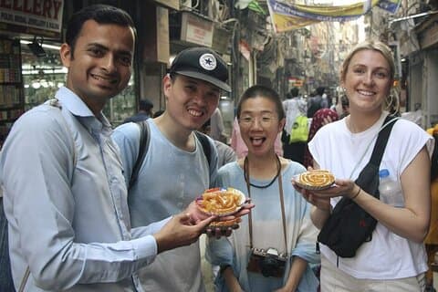 Matrundtur på Old Delhi Street