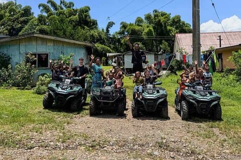 ATV Quad Bike Adventure – Village Visit & Kava (Koraalkust Fiji)