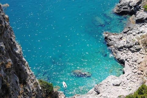 Capri Eerste naar Blue Grotto Volledige dag Kleine groep vanuit Sorrento