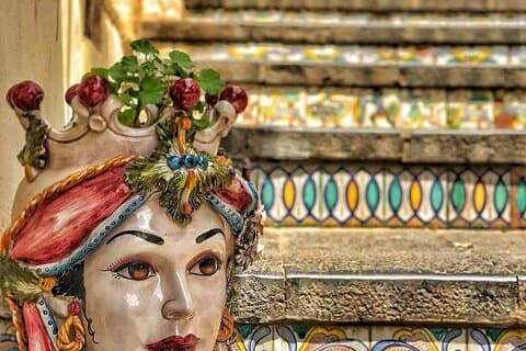 Dagtour naar Piazza Armerina en Caltagirone vanuit Pozzallo