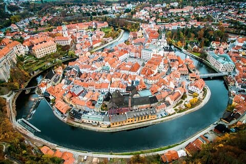 Excursion privée d'une journée au Cesky Krumlov au départ de Salzbourg