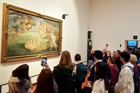 フィレンツェのウフィツィ美術館体験