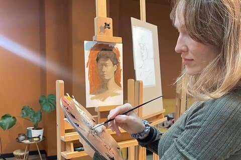 Curated figur tegning og aperitivo