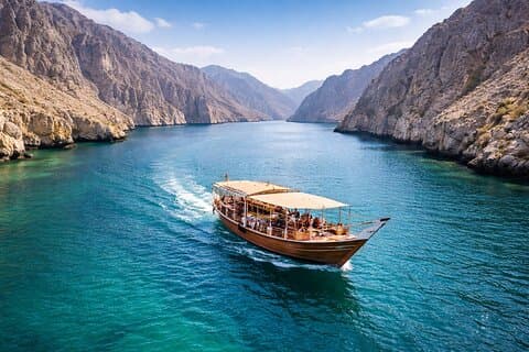 Khasab Private Musandam Dhow Cruise with Dolphins and Snorkeling