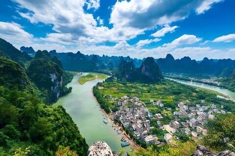 Excursão privada de 3 dias aos destaques de Guilin saindo de Guangzhou de trem-bala