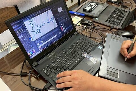プロのアニメーターによる東京アニメ制作ワークショップ