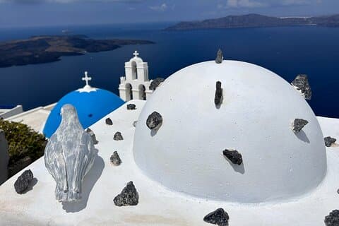 Santorini Skip the Cable Car Cruise Ship Tour with Boat Transfer