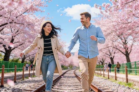 Seoul to Jinhae Cherry Blossom Festival (With Busan Drop-off)