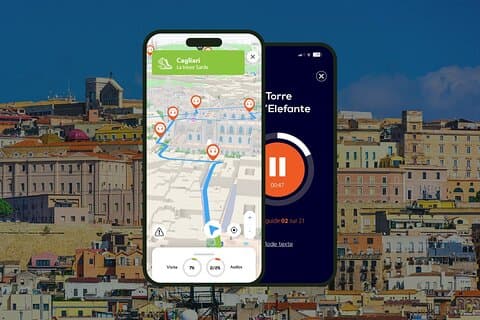 Cagliari: Audioguidet byvandring (1 time 50 minutter) med 17 audiokommentarer