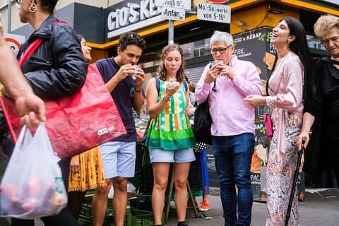 Authentic Vienna Food Tour inc. lunsj, gatemat, 3 drinker