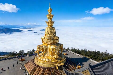 Chengdu privat rundrejsetur til Emei-bjerget