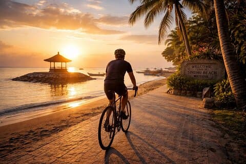 Sanur Sunrise Fietsen, kanoën en schildpaddenbehoud Halve dag