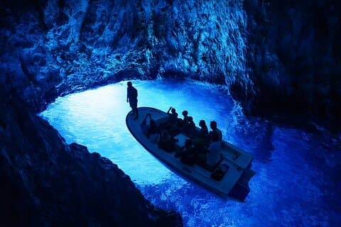 Kotor: Boat to Blue Cave, War Tunnels, Our Lady of the Rocks