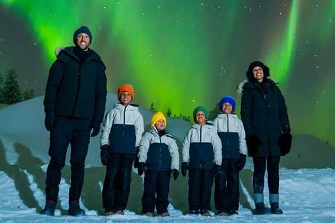 Rovaniemi : Nordlichtertour mit garantierten Besichtigungen