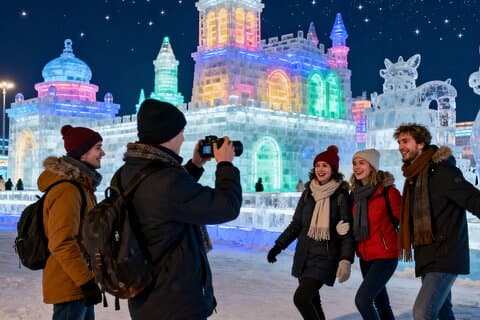 Visite privée personnalisée de 2 jours à Harbin au départ de Shanghai en avion