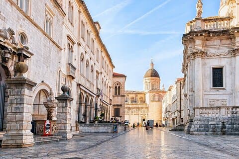 Fra Cavtat/Mlini/Srebreno: Dubrovnik Old Town Cruise og Walk