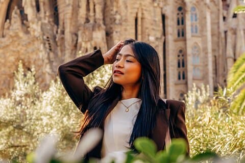 Kurzes Fotoshooting in Barcelona
