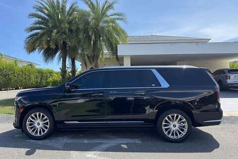 Cadillac Escalade Platinum, aeropuerto de Punta Cana a Bavero y punta Cana
