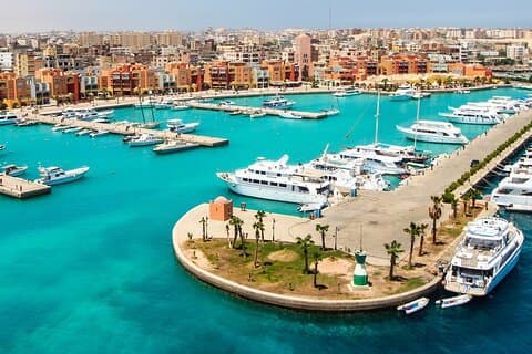 Hurghada City Tour Kultur Marina Fiskemarked med lunsj
