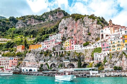 Amalfi, Ravello e Pompei Tour condiviso o privato da Salerno