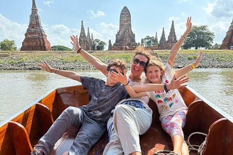 Excursion en bateau sur l'île et le marché de Chao Phrom