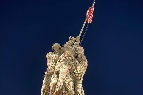 Private Marine Corps Tour of Washington DC by Luxury Car
