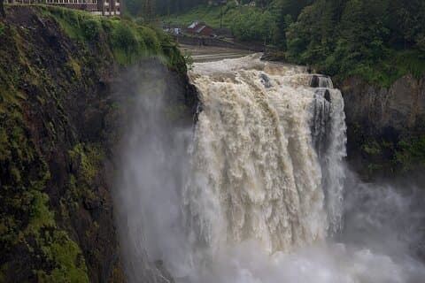 Vanuit Seattle Halve dagtrip naar Snoqualmie Falls met schilderachtig uitzicht